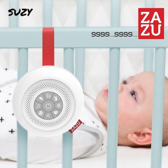 Zazu Играчка за сън Suzy с White Sounds за 0++ месеца