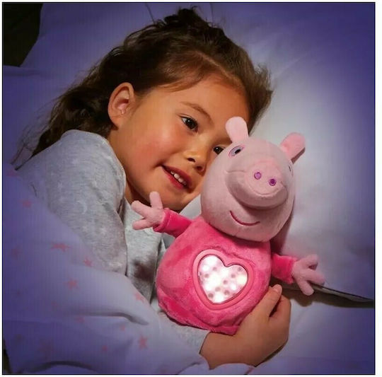 Giochi Preziosi Παιχνίδι Ύπνου Peppa Pig Sleep Over από Ύφασμα με Φως για Νεογέννητα