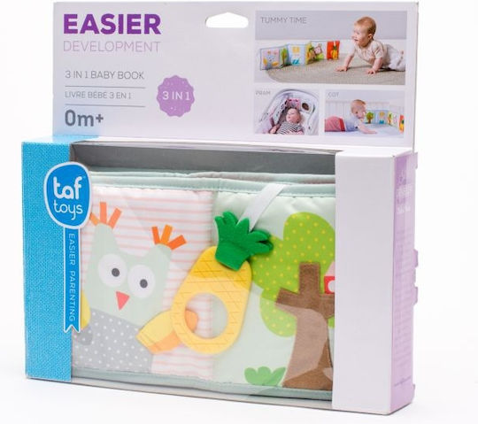 Taf Toys Βιβλίο Δραστηριοτήτων Baby Book 3 In 1 από Ύφασμα με Μουσική για Νεογέννητα