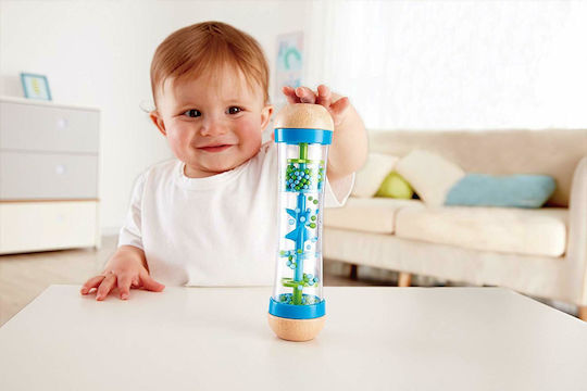 Hape Musical Instrument Early Melodies Beaded Raindrops made of Wood with Sounds for 0++ Months