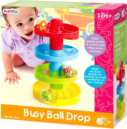 Playgo Stapelspielzeug Turm mit rollenden Bällen für 12++ Monate
