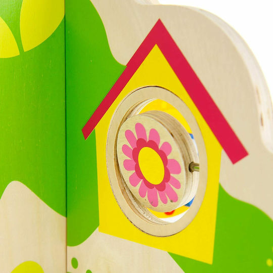Tooky Toys Βρεφικό Παιχνίδι Περιστρεφόμενο Δέντρο Δραστηριοτήτων από Ξύλο για 24+ Μηνών