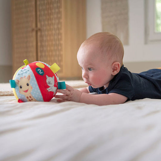 Sophie La Girafe Ball My First Learning Ball made of Fabric with Sounds for 3++ Months