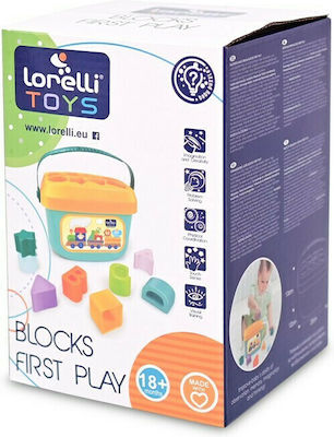 Lorelli Shape Sorting Toy Blocs First Play for 18++ Months