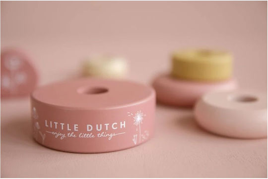 Little Dutch Stacking Toy Rocking Ring Stacker Adventure made of Wood for 12++ Months
