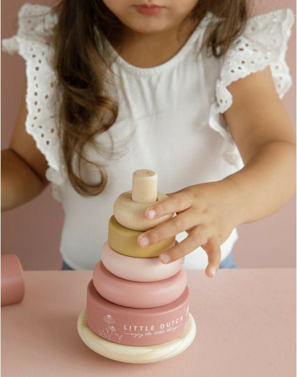 Little Dutch Stacking Toy Rocking Ring Stacker Adventure made of Wood for 12++ Months
