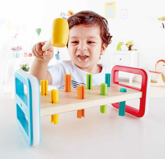 Hape Παιχνίδι με Σφυράκι Rainbow Pounder από Ξύλο για 12+ Μηνών