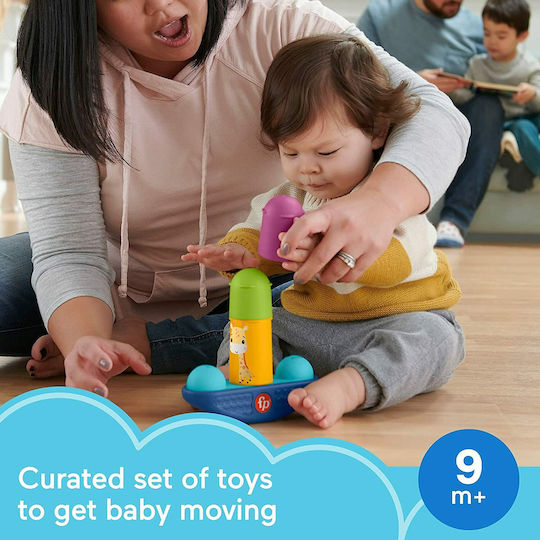 Fisher Price Играчка за подреждане Hello Moves Play Kit със звуци за 9++ месеца