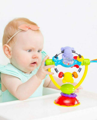 Playgro Baby-Spielzeug High Chair Spinning Toy mit Sounds für 6++ Monate 0182212