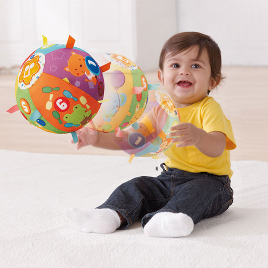 Vtech Μπάλα Μπαλίτσα οι Πρώτοι μου Φίλοι από Ύφασμα με Μουσική για 6+ Μηνών