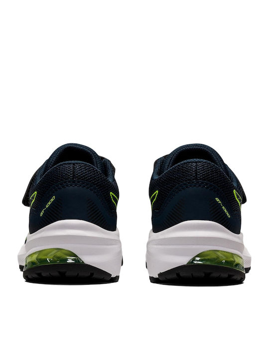 GT-1000 11 PS Kids Sports Shoes Running with Hoop & Loop Closure Blue