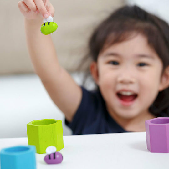 Plan Toys Βρεφικό Παιχνίδι Παιχνίδι Κυψέλες από Ξύλο για 36+ Μηνών