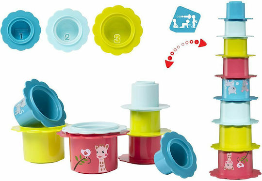 Sophie La Girafe Stacking Toy Early Awakening Toys Set with Music for 3++ Months