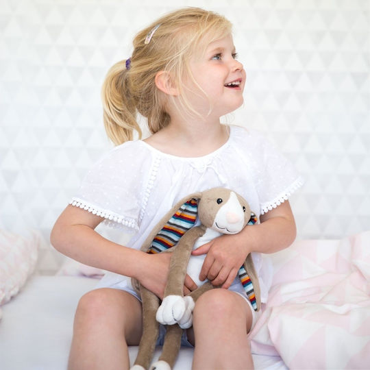 Zazu Sleep Toy Bo Bunny made of Fabric with White Noise and Light for 0++ Months
