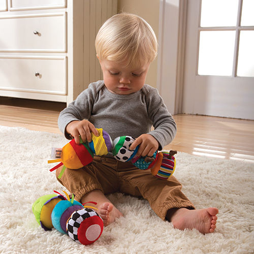 Lamaze Ζωάκι Mix and Match Caterpillar από Ύφασμα με Ήχους για Νεογέννητα
