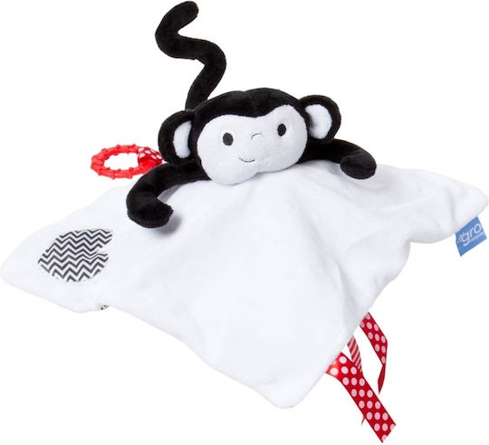 Tommee Tippee Бебешко Кърпиче Marco Monkey Soft Comforter Toy Бяло