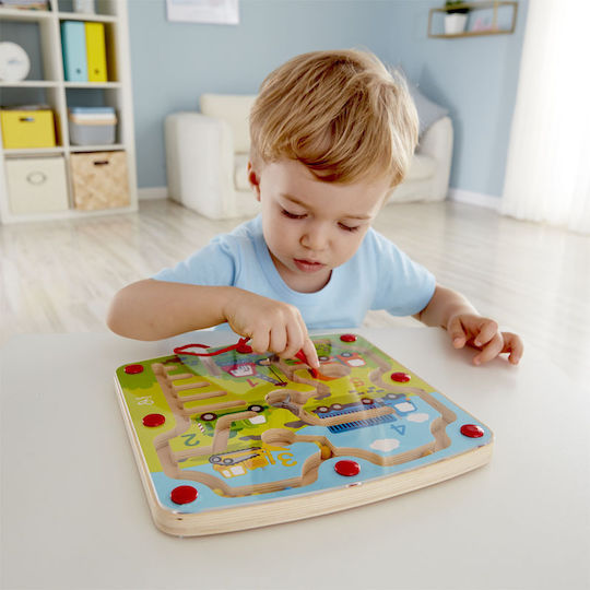 Hape Maze Construction & Number Maze made of Wood with Music for 24++ Months