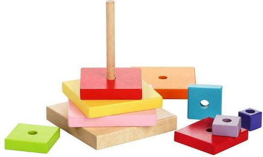 Cubika Stacking Toy Pyramid LD-5 made of Wood for 36++ Months