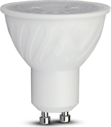 V-TAC VT-247D LED Bulb 6.5W for Socket GU10 and Shape MR16 Natural White 450lm Dimmable