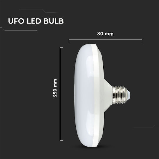 V-TAC VT-235 LED Bulb 36W 80mm for Socket E27 Warm White 2900lm