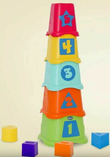 Chicco Παιχνίδι Στοίβαξης 2 In 1 Stackable Cups για 6+ Μηνών