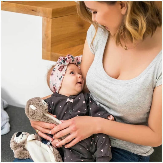 Babyono Πανάκι Μωρού Maggie Η Φωκίτσα Καφέ