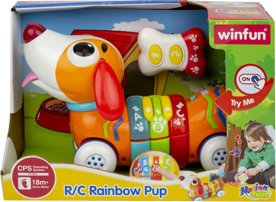 Winfun Животинче Многоцветно Кученце със звуци за 18++ месеца