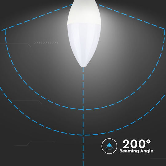 V-TAC VT-268 LED Bulb 7W 102mm for Socket E14 Natural White 600lm