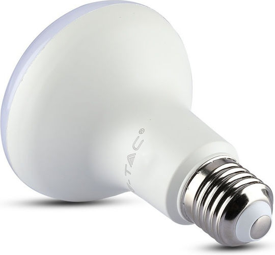 V-TAC VT-280 Λάμπα LED 10W 80mm για Ντουί E27 και Σχήμα R80 Ψυχρό Λευκό 800lm
