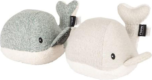 Flow Sleep Toy Moby the Whale made of Fabric with White Noise and Music for 0++ Months