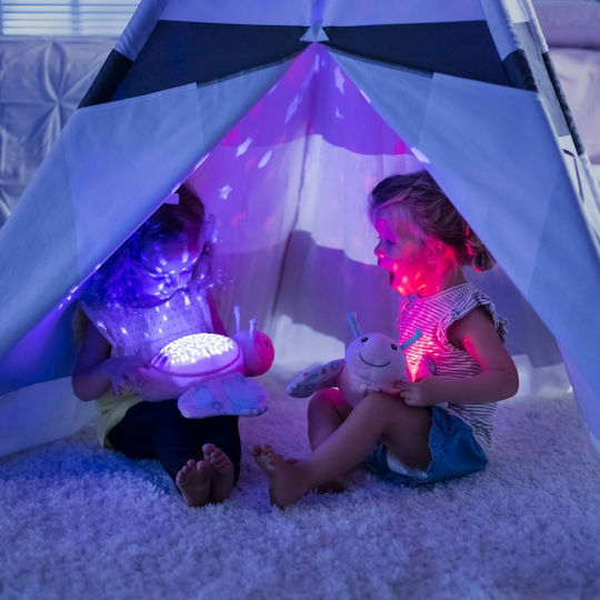Summer Infant Schlafspielzeug Slumber Buddies Classic Dozing Hippo aus Stoff mit Musik und Licht für 0++ Monate
