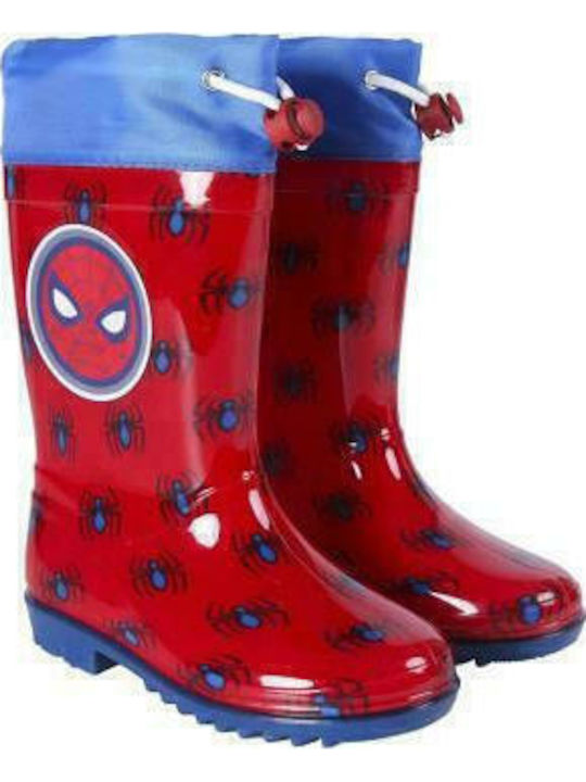 Kids Wellies Spiderman Κ Red