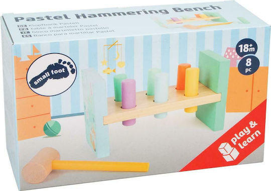 Small Foot Spiel mit Hammer Werkbank aus Holz für 18++ Monate