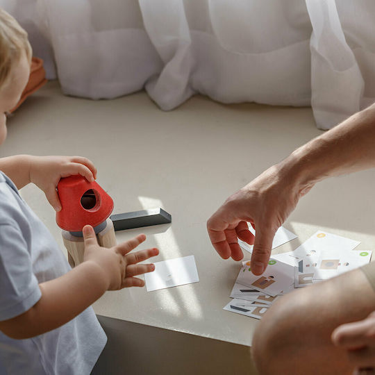 Plan Toys Όχημα Διαστημόπλοιο από Ξύλο για 24+ Μηνών