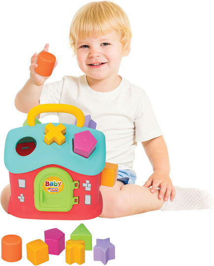 Dede Παιχνίδι Ταξινόμησης Σχημάτων Shape Sorter House για 12+ Μηνών