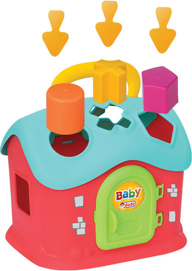 Dede Παιχνίδι Ταξινόμησης Σχημάτων Shape Sorter House για 12+ Μηνών