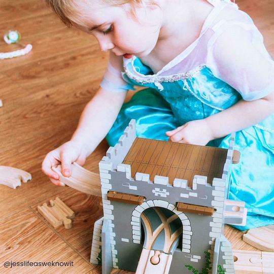 Big Jigs Vehicle Medieval Train made of Wood for 36++ Months