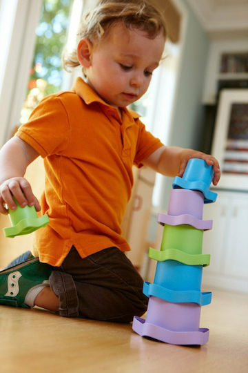 Green Toys Παιχνίδι Στοίβαξης Stacking Cups για 6+ Μηνών