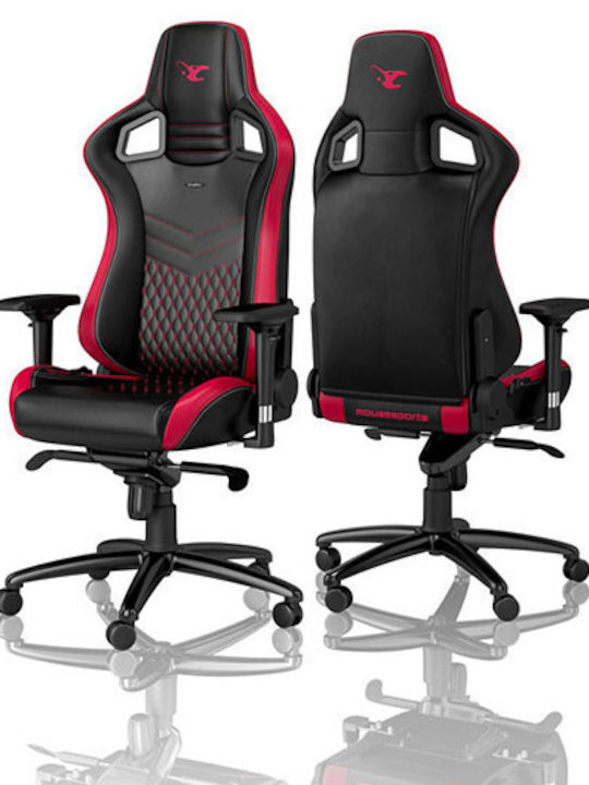 Noblechairs Epic Artificial Leather Gaming Chair with Adjustable Arms Mousesports Edition