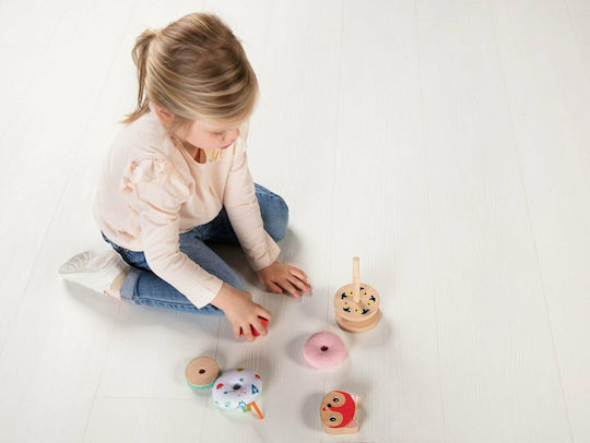 Lilliputiens Stacking Toy Pyramid Alice made of Wood for 12++ Months
