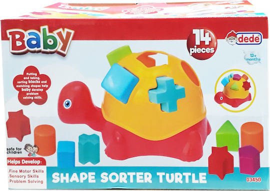Dede Jucărie de Sortare a Formelor Turtle Bul-Plug pentru 12++ Luni