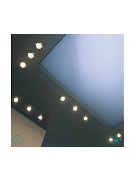 Trio Lighting Jura Rund Metallisch Rahmen für Spots GU10 Weiß 1Stück