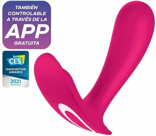 Satisfyer Top Secret Mini Δονητής για Ζευγάρια 10.9cm Ροζ