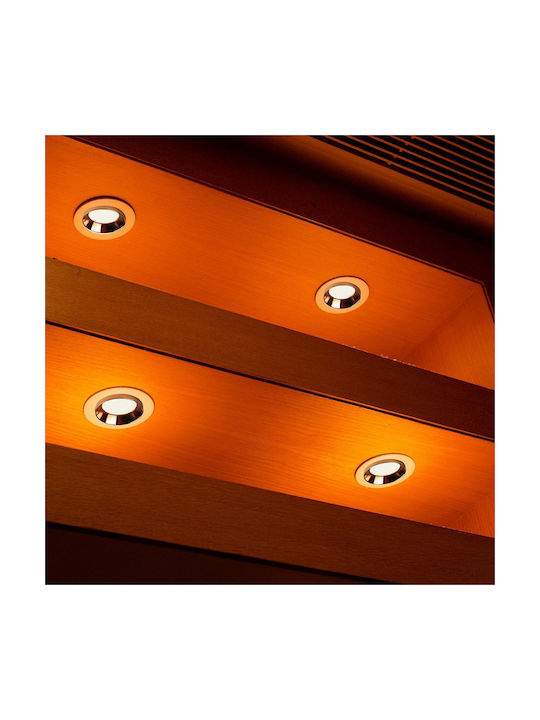 V-TAC Round Metallic Frame for Spot GU10 Copper 8x8cm. 1pcs