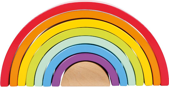 Small Foot Stacking Toy Rainbow made of Wood for 12++ Months