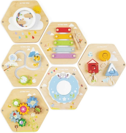 Le Toy Van Jucărie pentru Bebeluși Spinning Spring Garden din Lemn pentru 18++ Luni