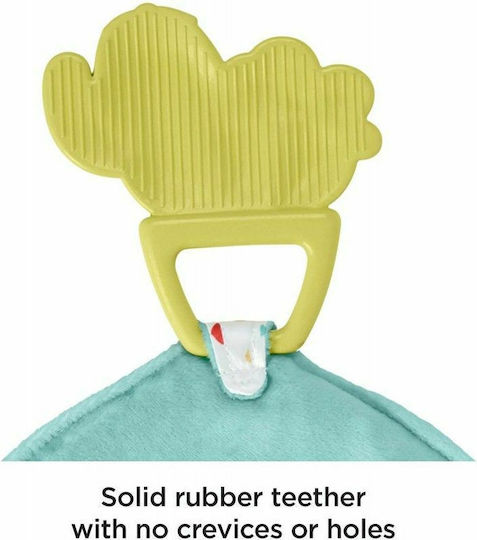 Fisher Price Πανάκι Μωρού Teethe & Cuddle Cactus Πράσινο