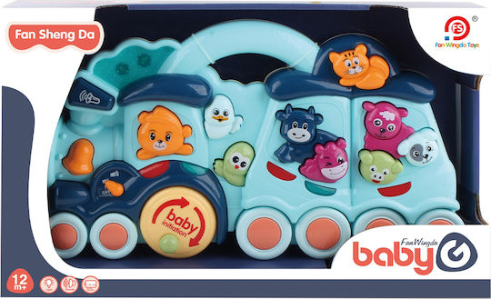 Snainter Vehicle The Animal Train with Light and Sounds for 18++ Months