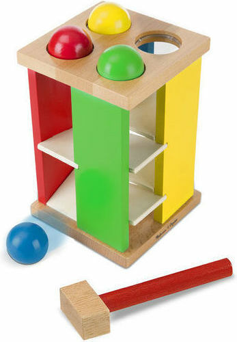 Melissa & Doug Παιχνίδι με Σφυράκι Pound and Roll Tower Toy από Ξύλο για 24+ Μηνών