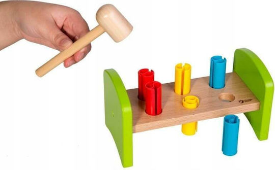 Classic World Spiel mit Hammer Meine Erste Werkbank aus Holz für 12++ Monate